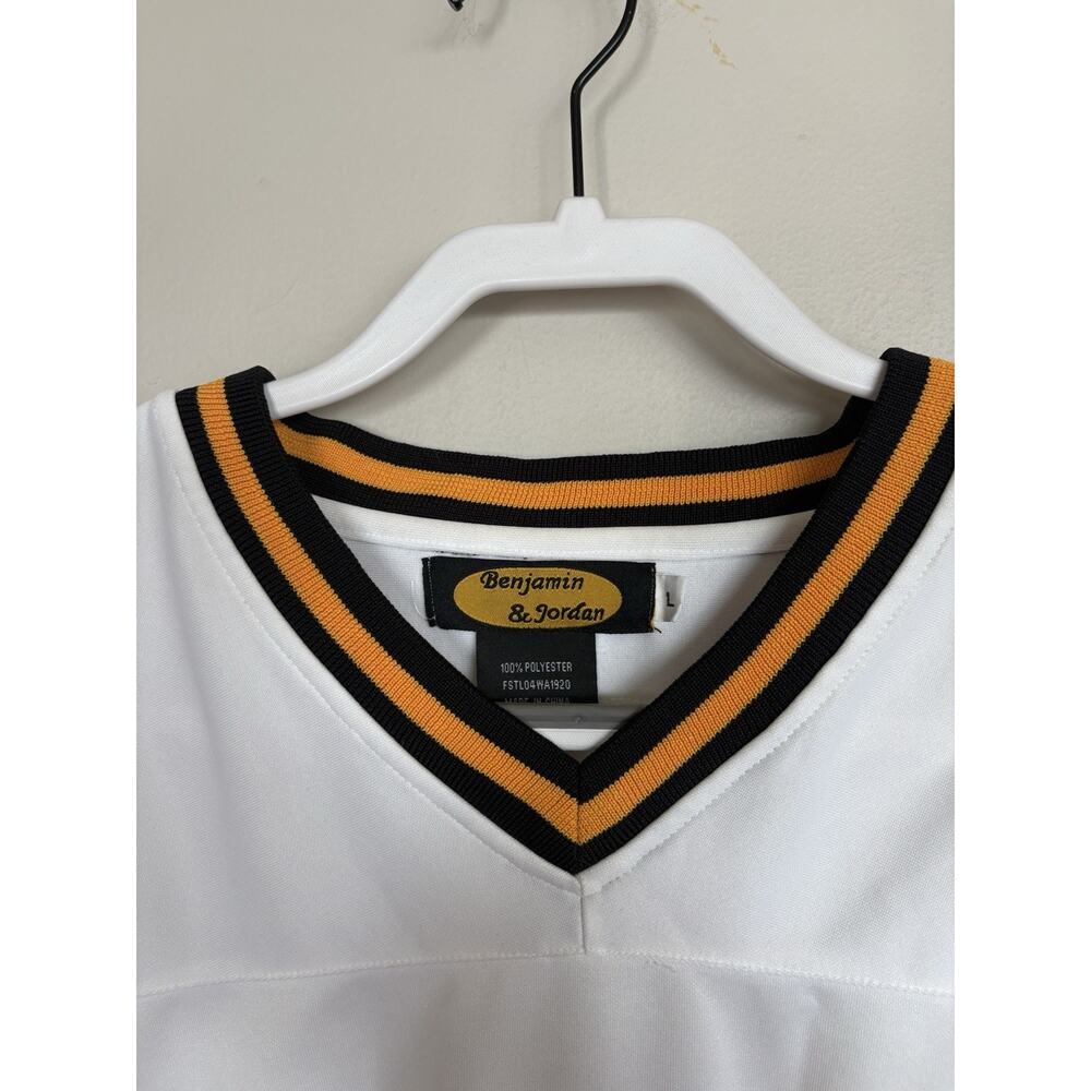 Vintage Y2K Benjamin & Jordan Pittsburgh #7 Football Jersey White Men L Steelers - Picture 2 of 12